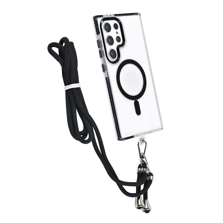 TUNIQ Samsung Galaxy S24 Ultra Backcover hoesje neck cord - magsafe - Zwart-Hoesjes-Ilumina Benelux