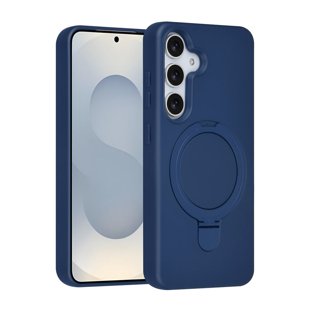 TUNIQ Samsung Galaxy S25 Backcover hoesje - Magsafe With Ring Stand - Hanger - Navy Blue-Hoesjes-Ilumina Benelux