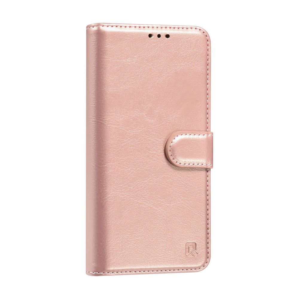 TUNIQ Samsung Galaxy S25 Book Case hoesje - Pasjeshouder voor 3 pasjes - Hanger - Rose Gold-Hoesjes-Ilumina Benelux