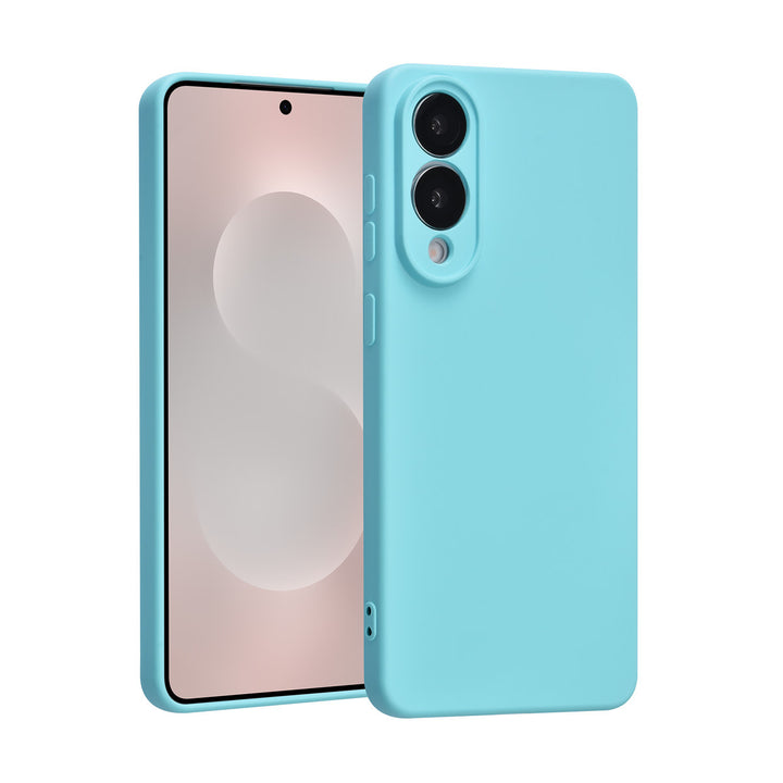 TUNIQ Samsung Galaxy S25 Edge Backcover hoesje - Koraalblauw-Hoesjes-Ilumina Benelux