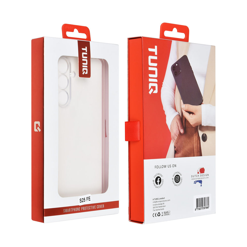 TUNIQ Samsung Galaxy S25 FE Backcover hoesje - Transparant-Hoesjes-Ilumina Benelux