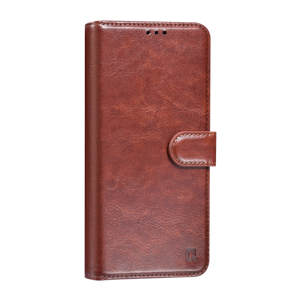 TUNIQ Samsung Galaxy S25 Plus Book Case hoesje - Pasjeshouder voor 3 pasjes - Magneetsluiting - Hanger - Bruin-Hoesjes-Ilumina Benelux