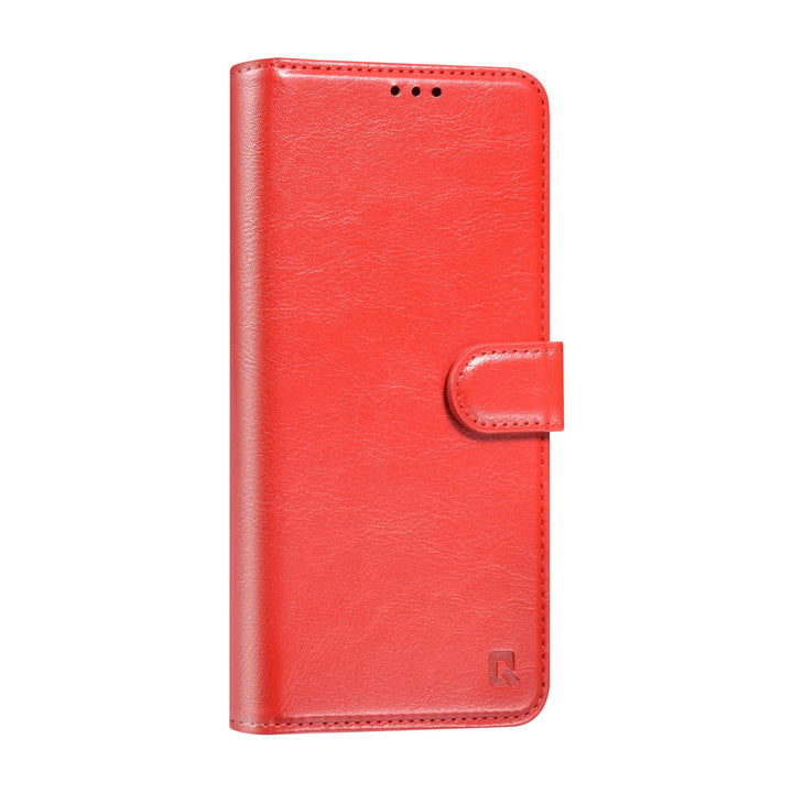 TUNIQ Samsung Galaxy S25 Plus Book Case hoesje - Pasjeshouder voor 3 pasjes - Magneetsluiting - Hanger - Rood-Hoesjes-Ilumina Benelux
