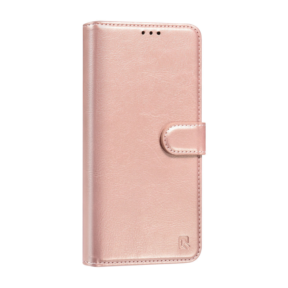 TUNIQ Samsung Galaxy S25 Plus Book Case hoesje - Pasjeshouder voor 3 pasjes - Magneetsluiting - Hanger - Rose Gold-Hoesjes-Ilumina Benelux