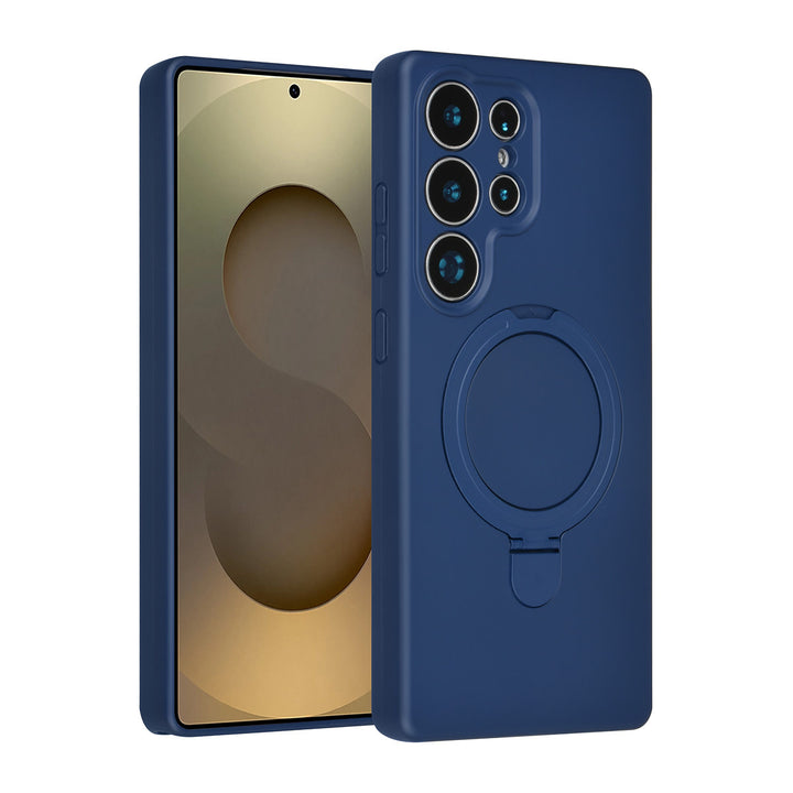 TUNIQ Samsung Galaxy S25 Ultra Backcover hoesje - Magsafe With Ring Stand - Hanger - Navy Blue-Hoesjes-Ilumina Benelux