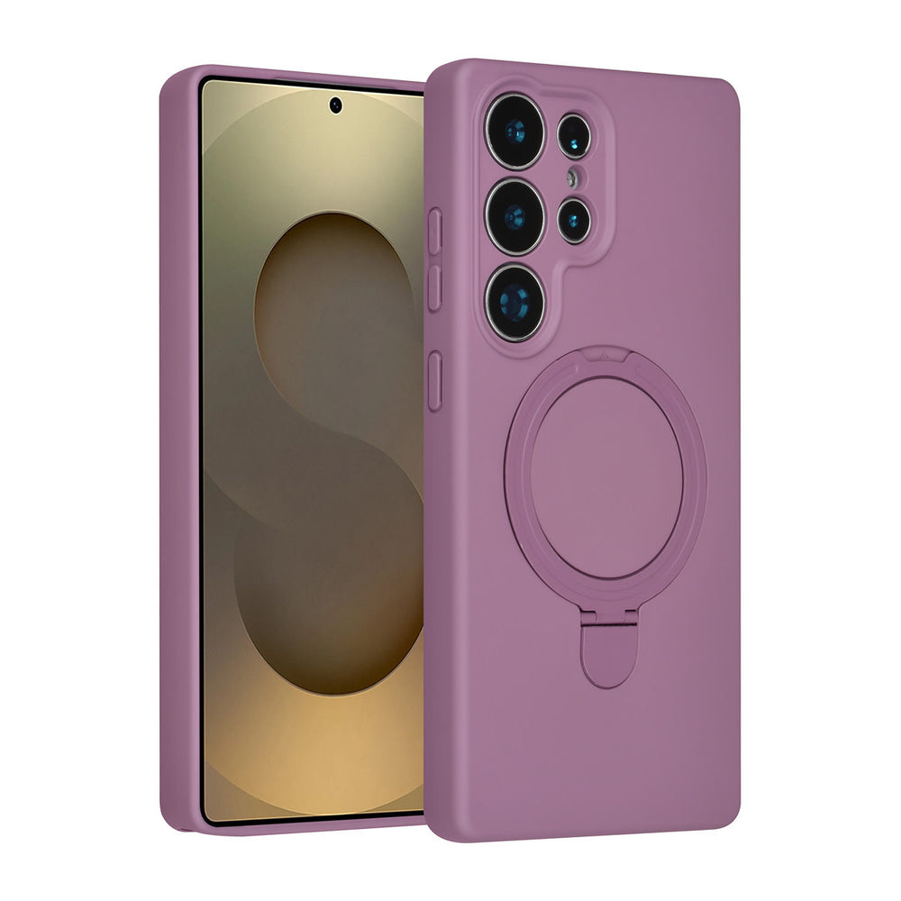 TUNIQ Samsung Galaxy S25 Ultra Backcover hoesje - Magsafe With Ring Stand - Hanger - Sunset Purple-Hoesjes-Ilumina Benelux