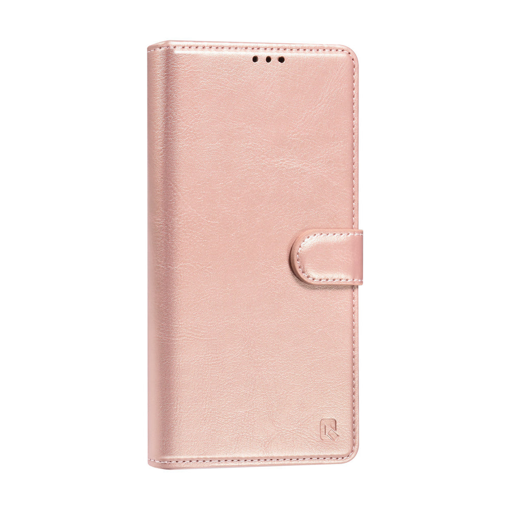 TUNIQ Samsung Galaxy S25 Ultra Book Case hoesje - Pasjeshouder voor 3 pasjes - Magneetsluiting - Hanger - Rose Gold-Hoesjes-Ilumina Benelux