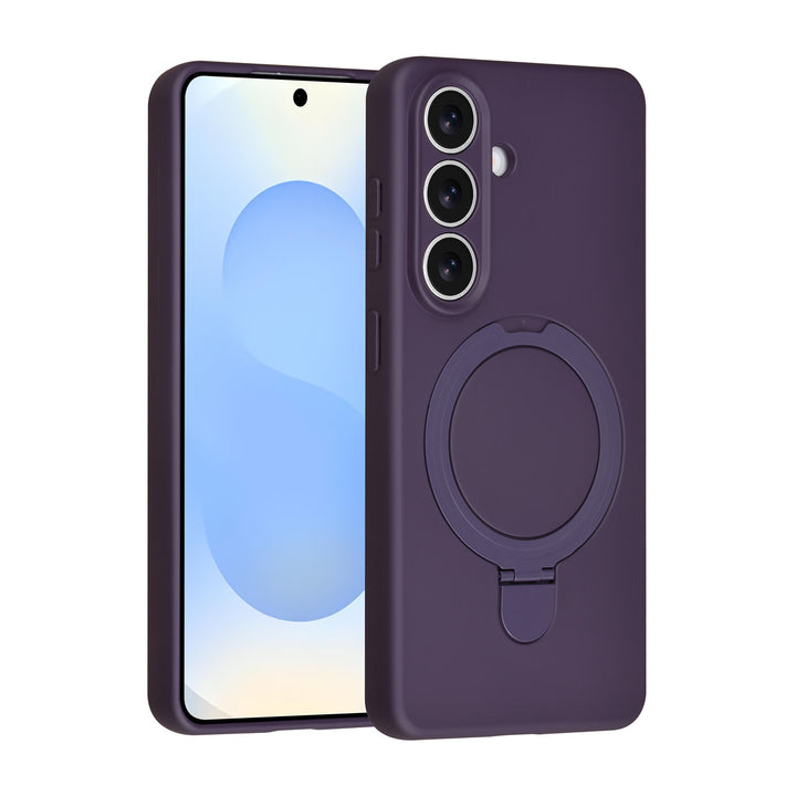 TUNIQ Samsung Galaxy S26 Backcover hoesje - Magsafe With Ring Stand - Hanger - Grape Purple-Hoesjes-Ilumina Benelux