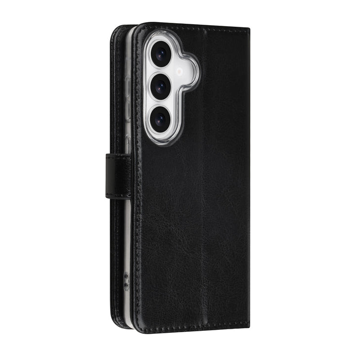 TUNIQ Samsung Galaxy S26 Book Case hoesje - Pasjeshouder voor 3 pasjes - Magneetsluiting - Hanger - Zwart-Hoesjes-Ilumina Benelux