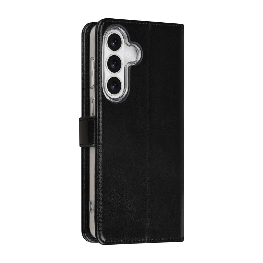 TUNIQ Samsung Galaxy S26 Plus Book Case hoesje - Pasjeshouder voor 3 pasjes - Magneetsluiting - Hanger - Zwart-Hoesjes-Ilumina Benelux