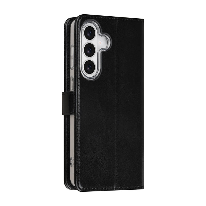 TUNIQ Samsung Galaxy S26 Plus Book Case hoesje - Pasjeshouder voor 3 pasjes - Magneetsluiting - Hanger - Zwart-Hoesjes-Ilumina Benelux