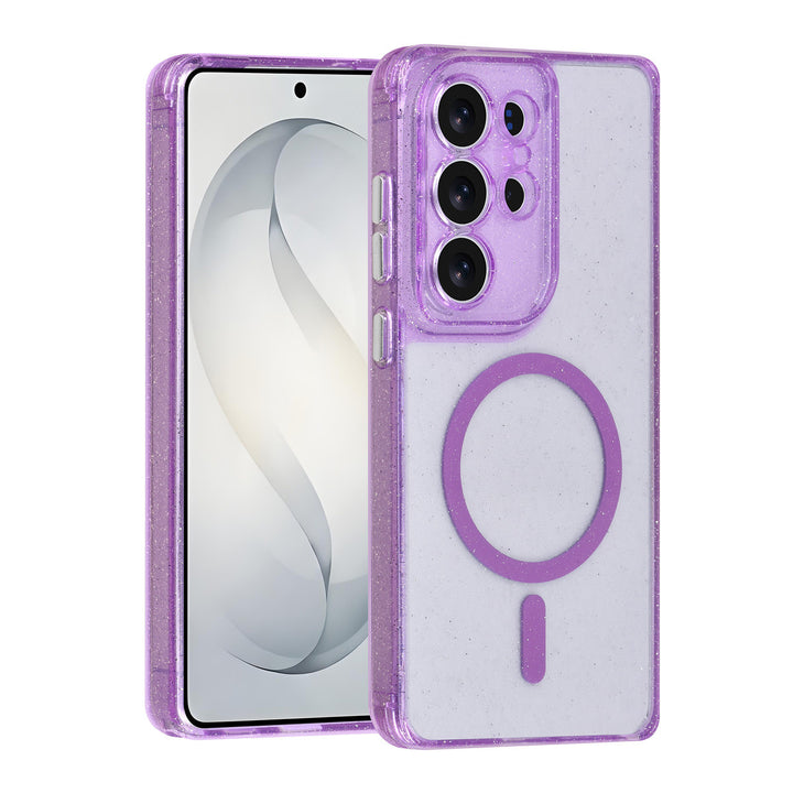 TUNIQ Samsung Galaxy S26 Ultra Backcover hoesje - Magsafe - Glitter - Hanger - Paars-Hoesjes-Ilumina Benelux