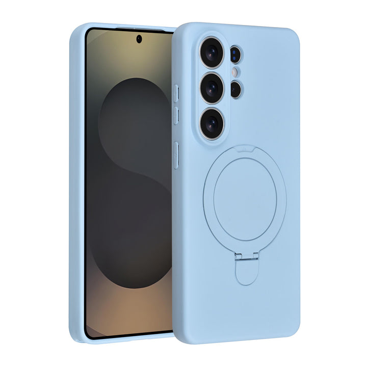 TUNIQ Samsung Galaxy S26 Ultra Backcover hoesje - Magsafe With Ring Stand - Hanger - Baby Blue-Hoesjes-Ilumina Benelux