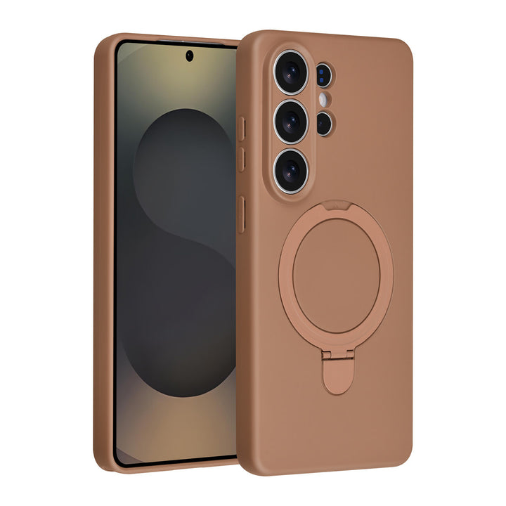 TUNIQ Samsung Galaxy S26 Ultra Backcover hoesje - Magsafe With Ring Stand - Hanger - Desert Brown-Hoesjes-Ilumina Benelux