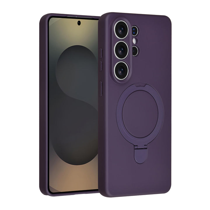 TUNIQ Samsung Galaxy S26 Ultra Backcover hoesje - Magsafe With Ring Stand - Hanger - Grape Purple-Hoesjes-Ilumina Benelux