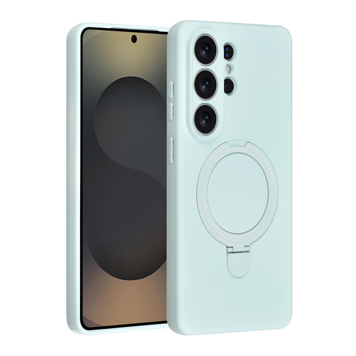 TUNIQ Samsung Galaxy S26 Ultra Backcover hoesje - Magsafe With Ring Stand - Hanger - Mint Green-Hoesjes-Ilumina Benelux