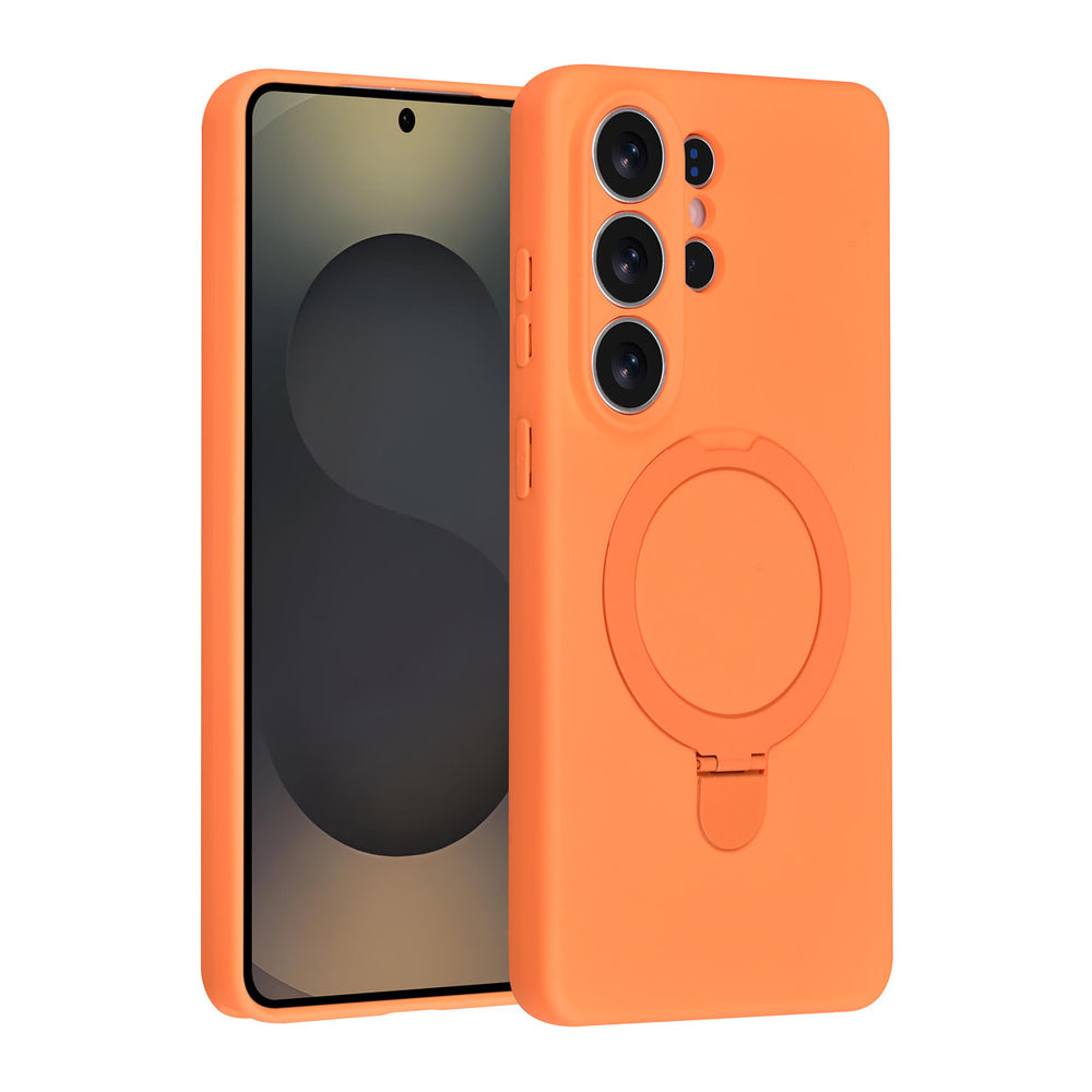 TUNIQ Samsung Galaxy S26 Ultra Backcover hoesje - Magsafe With Ring Stand - Hanger - Tangerine Orange-Hoesjes-Ilumina Benelux