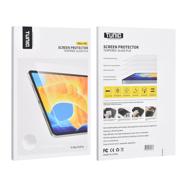 TUNIQ Samsung Galaxy Tab A9 Plus - 11 inch Screenprotector - Tempered glass - Transparant-tabletscreenprotectors-Ilumina Benelux