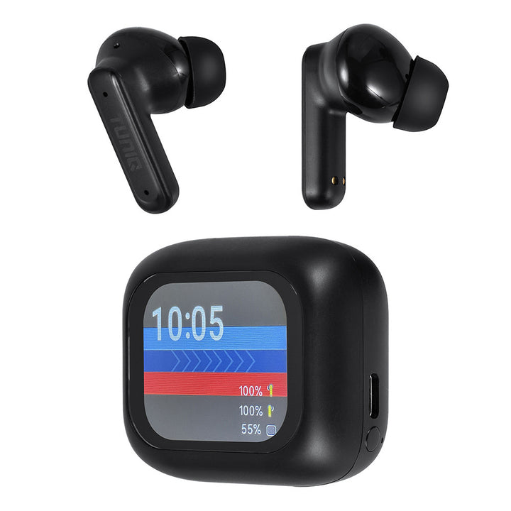 TUNIQ ScreenPods draadloze oordopje met charging case - Zwart-In-ear koptelefoon-Ilumina Benelux