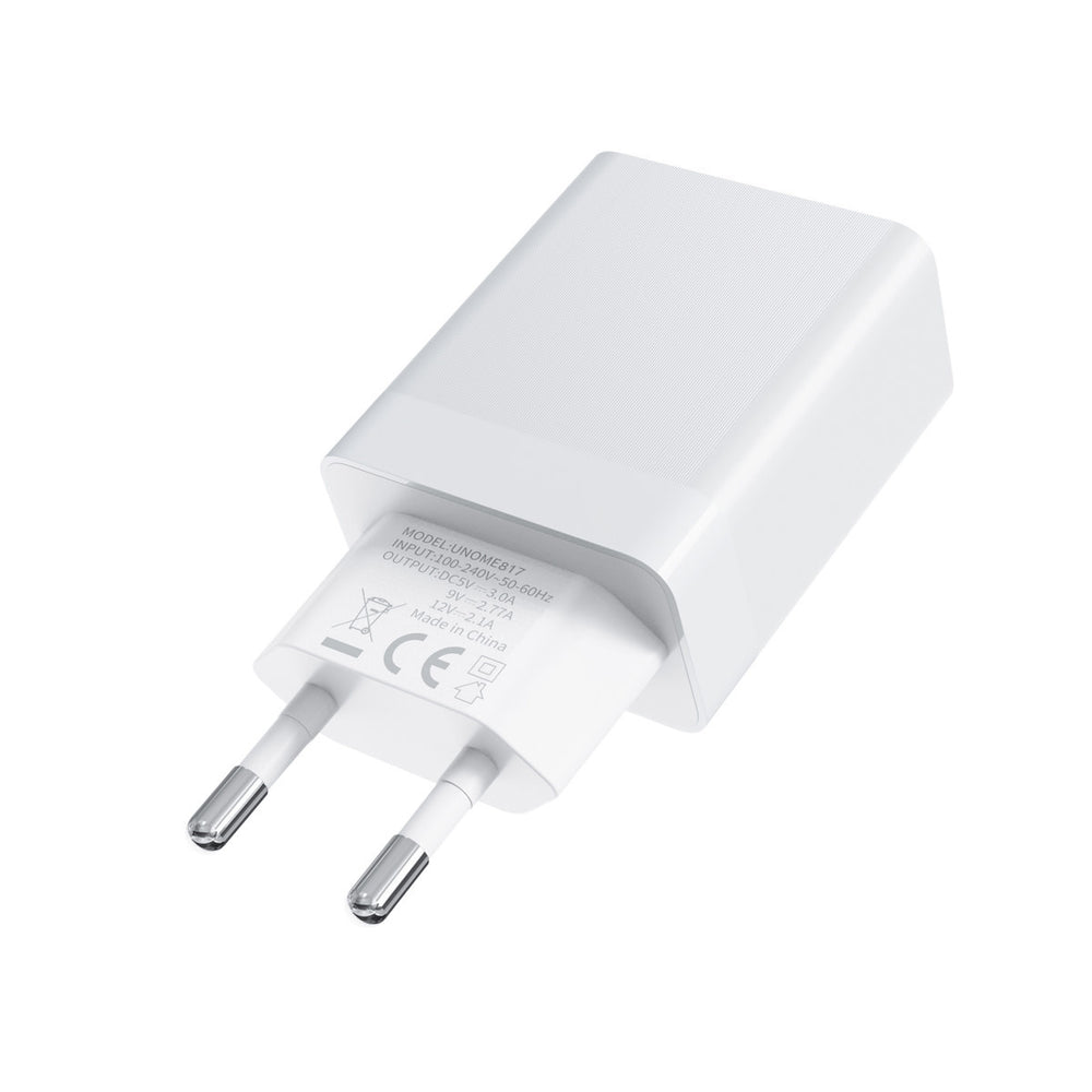 TUNIQ Snellader PD 25W Adapter - met Lightning naar Type-C Kabel - Wit-Oplader-Ilumina Benelux