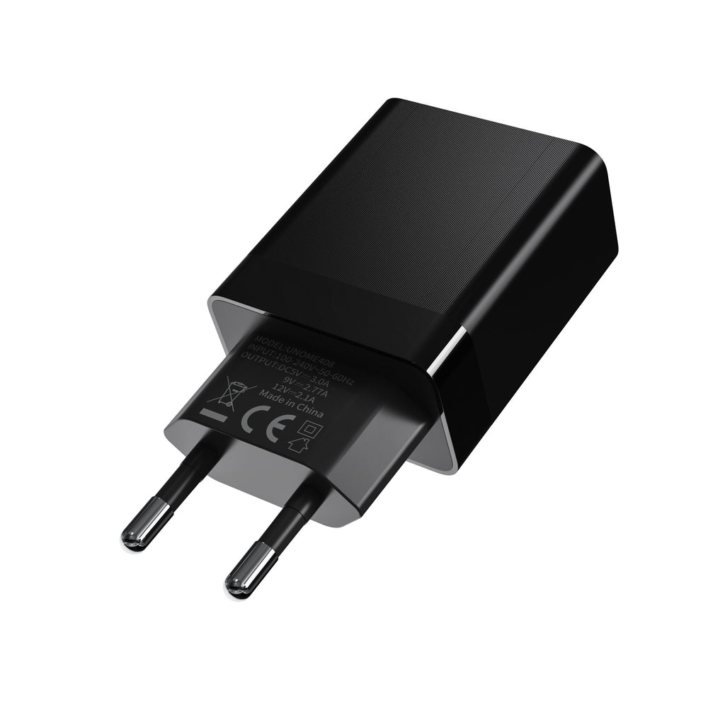 TUNIQ Snellader PD 25W Adapter - met Lightning naar Type-C Kabel - Zwart-Oplader-Ilumina Benelux