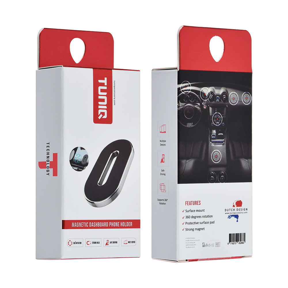 TUNIQ Telefoonhouder auto Dashboard - Zwart-Telefoonhouders-Ilumina Benelux