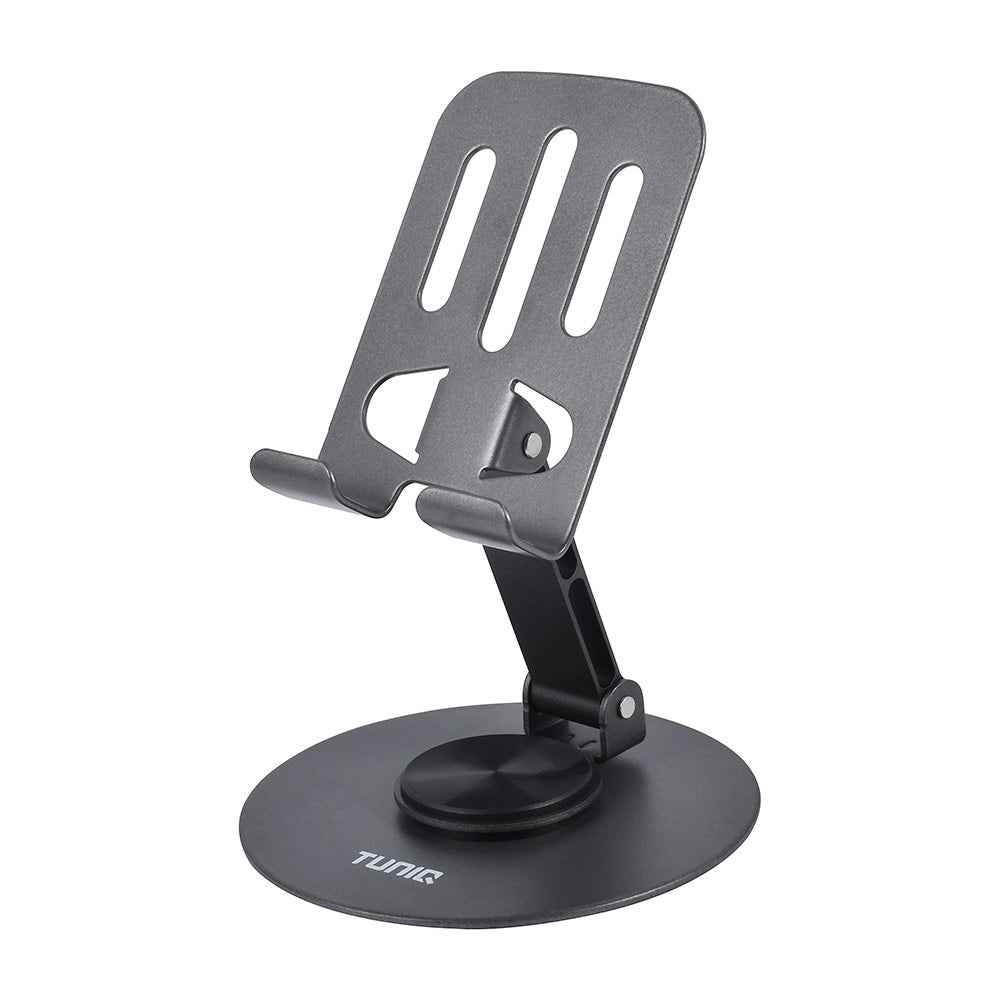 TUNIQ Telefoonhouder auto desk - foldable - Zwart-Telefoonhouders-Ilumina Benelux