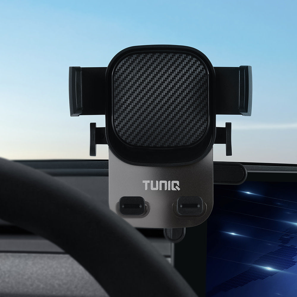 TUNIQ Telefoonhouder auto screen corners - Zwart-Telefoonhouders-Ilumina Benelux