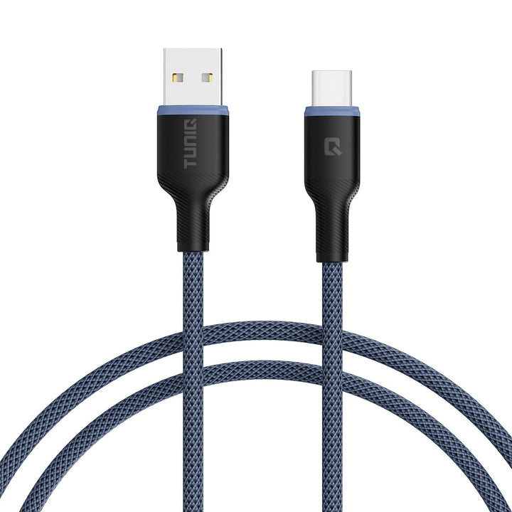 TUNIQ USB-A naar Lightning Kabel 100cm - Snelle oplaadkabel - Blauw-USB-Kabels-Ilumina Benelux