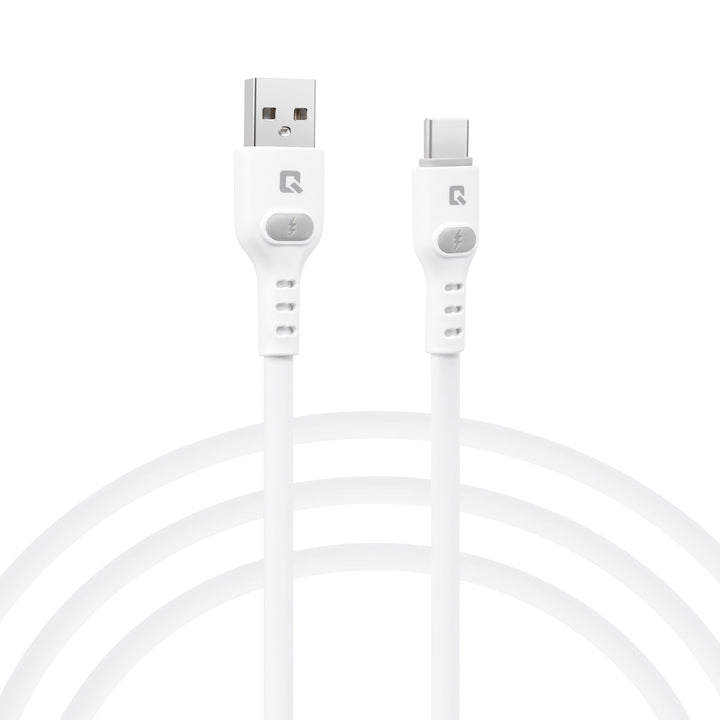 TUNIQ USB-A naar USB-C Kabel 100cm - Snelle oplaadkabel - Wit-USB-Kabels-Ilumina Benelux