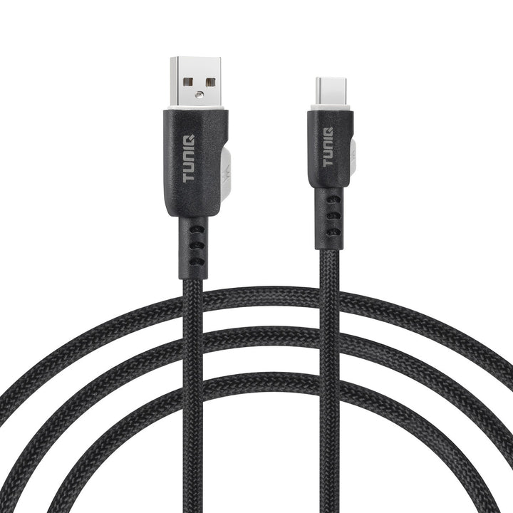 TUNIQ USB-A naar USB-C Kabel 100cm - Snelle oplaadkabel - Zwart-USB-Kabels-Ilumina Benelux