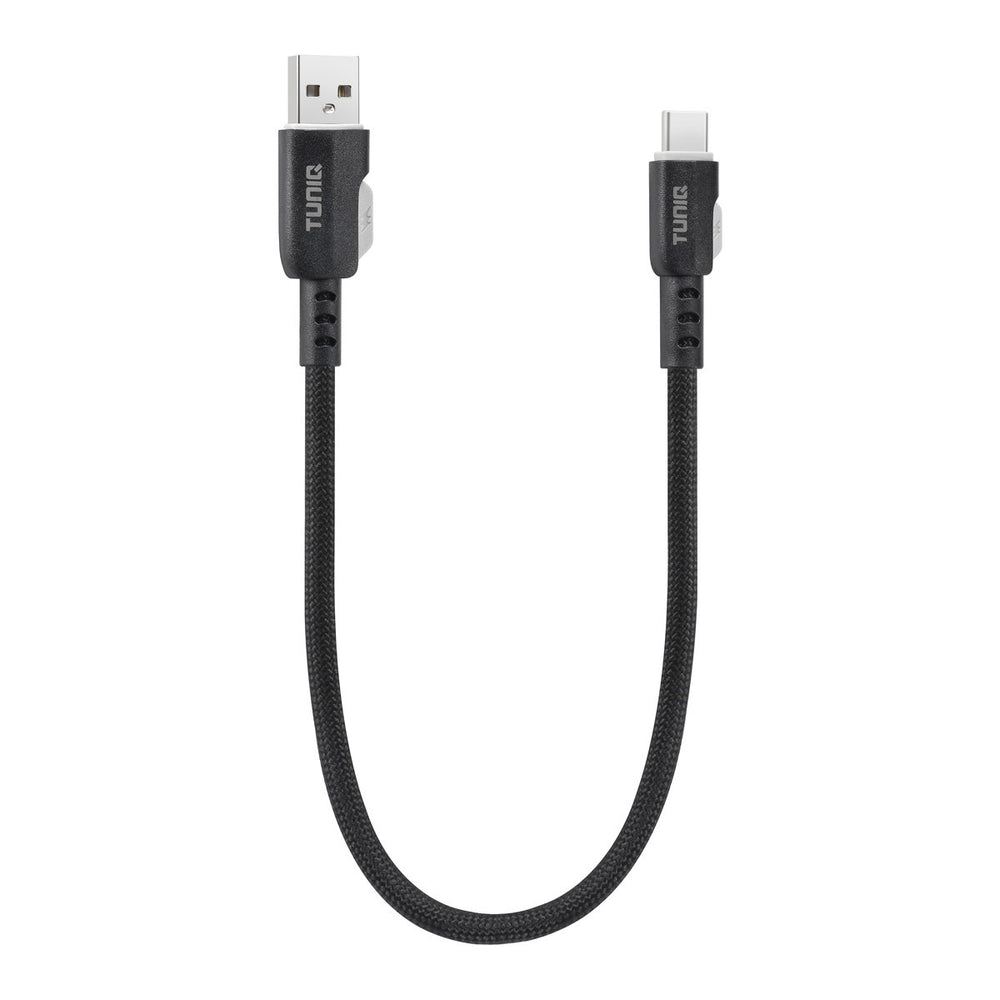 TUNIQ USB-A naar USB-C Kabel 30cm - Snelle oplaadkabel - Zwart-USB-Kabels-Ilumina Benelux