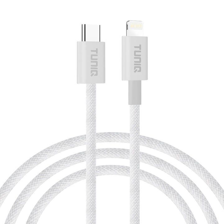 TUNIQ USB-C naar Lightning Kabel 200cm - Snelle kabel - Wit-Kabel-Ilumina Benelux