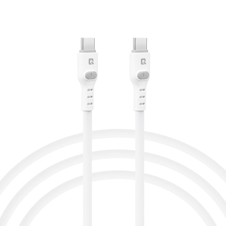 TUNIQ USB-C naar USB-C Kabel 100cm - Snelle oplaadkabel - Wit-Kabel-Ilumina Benelux