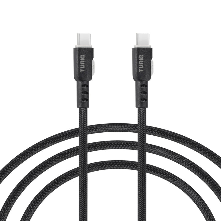 TUNIQ USB-C naar USB-C Kabel 100cm - Snelle oplaadkabel - Zwart-Kabel-Ilumina Benelux