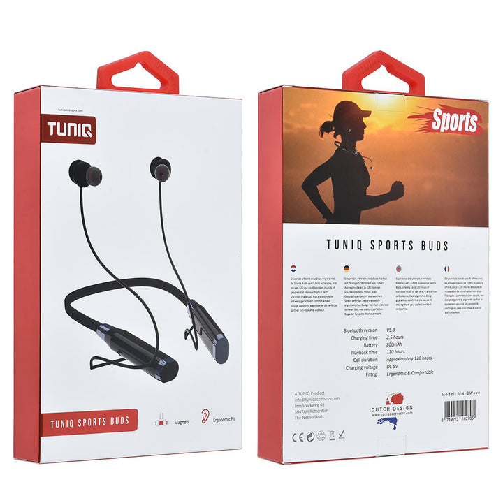 TUNIQ Wireless headset Sports - Zwart-In-ear koptelefoon-Ilumina Benelux