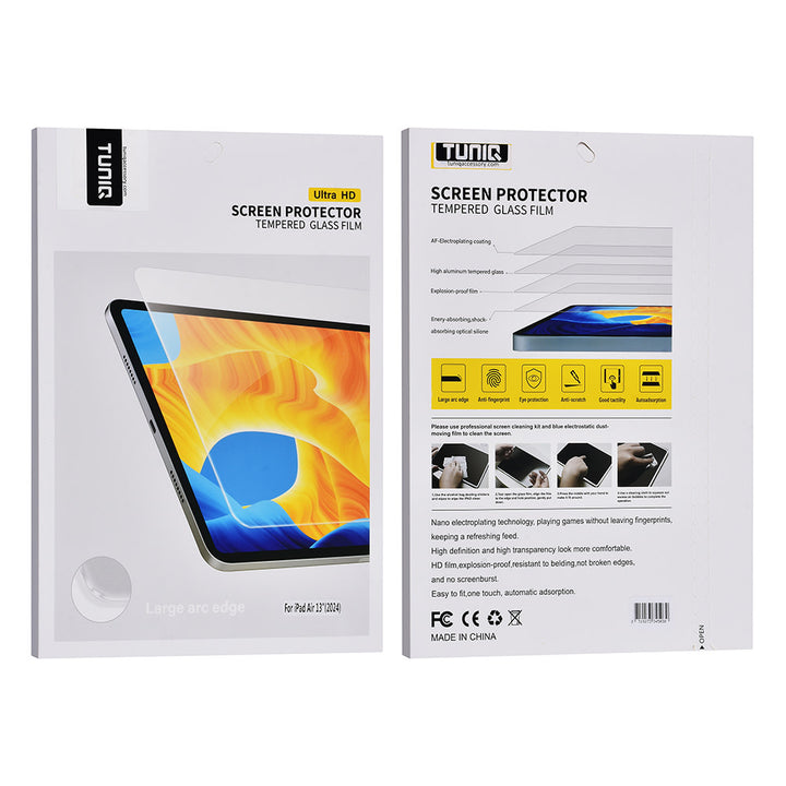 TUNIQ iPad Air 13 (2024) Tablet Screenprotector - Tempered Glass - Transparant-tabletscreenprotectors-Ilumina Benelux