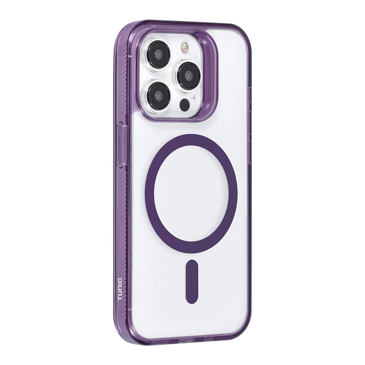TUNIQ iPhone 15 Pro Backcover hoesje Magsafe silicone - Paars-Hoesjes-Ilumina Benelux