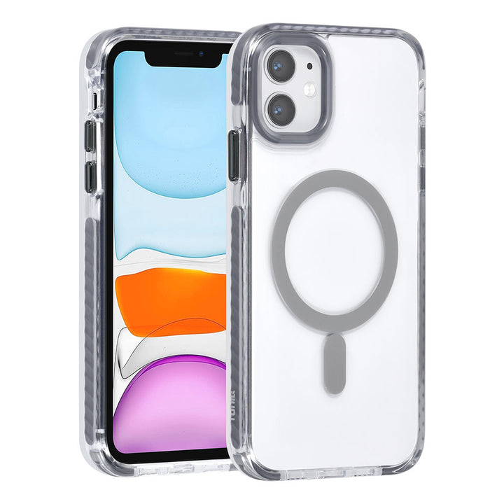 TUNIQ iPhone 11 Backcover hoesje neck cord - magsafe - Grijs-Hoesjes-Ilumina Benelux
