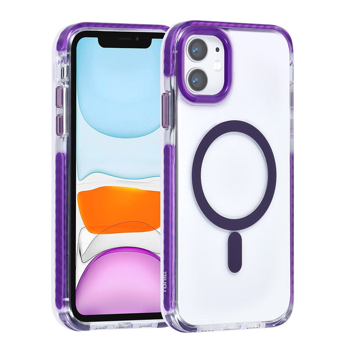 TUNIQ iPhone 11 Backcover hoesje neck cord - magsafe - Paars-Hoesjes-Ilumina Benelux