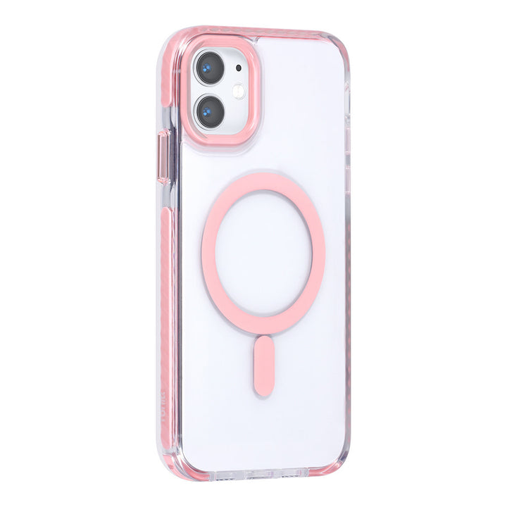 TUNIQ iPhone 11 Backcover hoesje neck cord - magsafe - Roze-Hoesjes-Ilumina Benelux