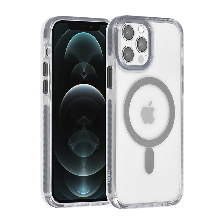 TUNIQ iPhone 12/12 Pro Backcover hoesje neck cord - magsafe - Grijs-Hoesjes-Ilumina Benelux