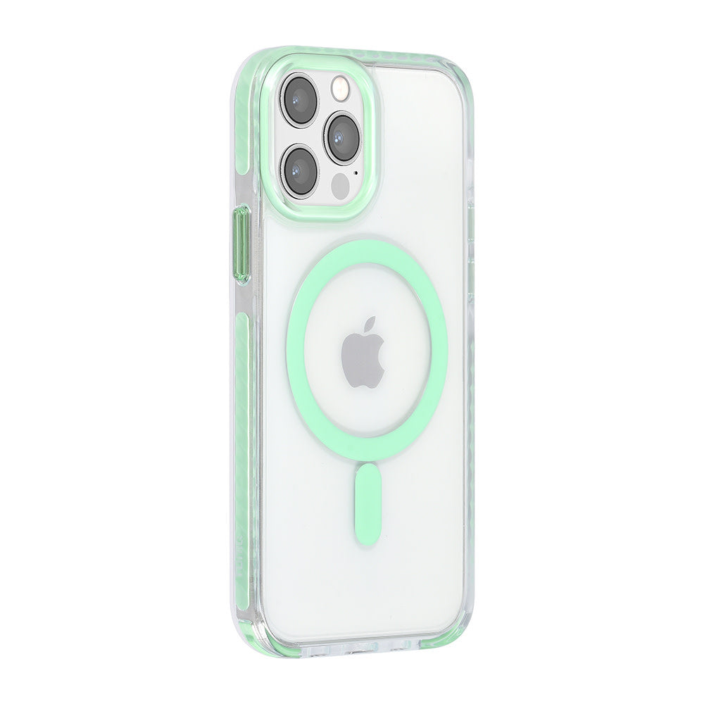 TUNIQ iPhone 12/12 Pro Backcover hoesje neck cord - magsafe - Groen-Hoesjes-Ilumina Benelux