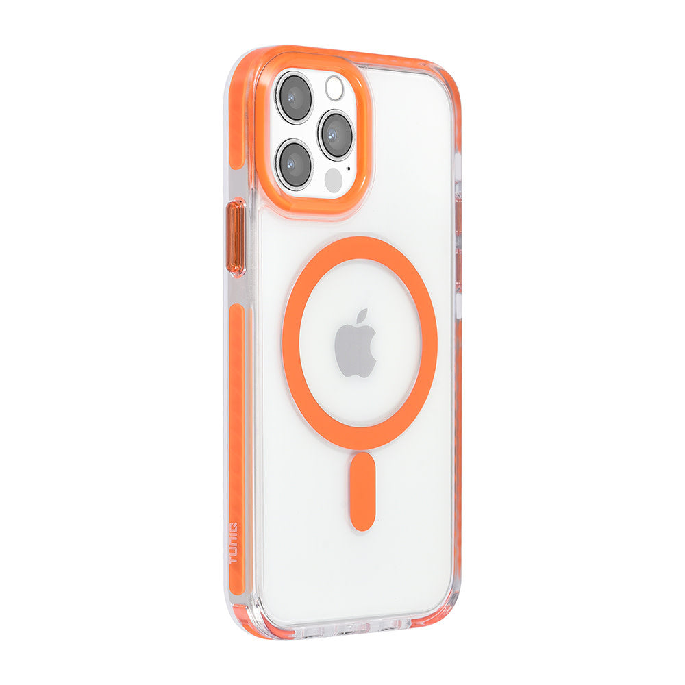 TUNIQ iPhone 12/12 Pro Backcover hoesje neck cord - magsafe - Oranje-Hoesjes-Ilumina Benelux