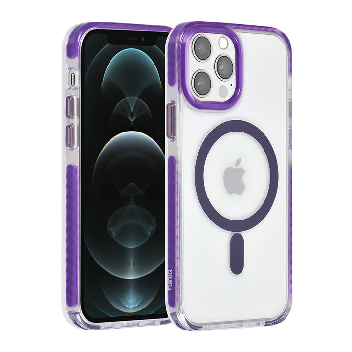 TUNIQ iPhone 12/12 Pro Backcover hoesje neck cord - magsafe - Paars-Hoesjes-Ilumina Benelux