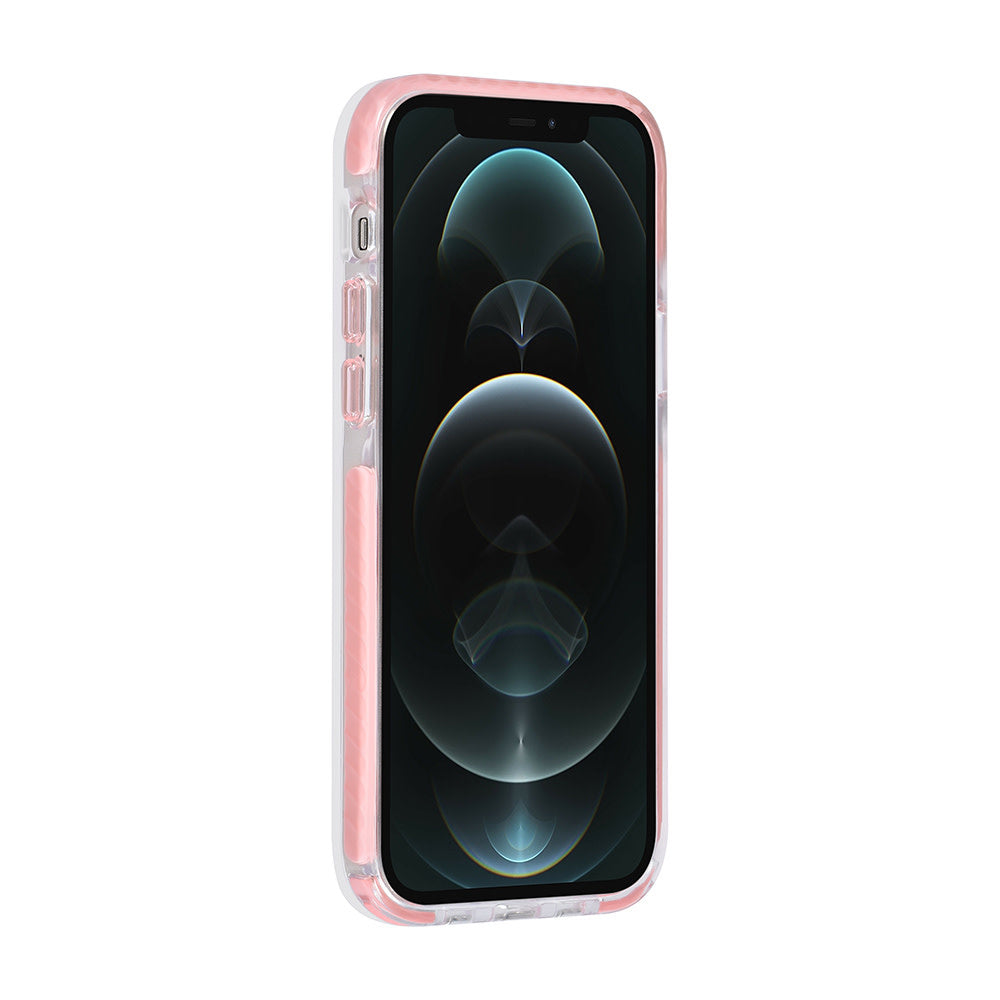 TUNIQ iPhone 12/12 Pro Backcover hoesje neck cord - magsafe - Roze-Hoesjes-Ilumina Benelux