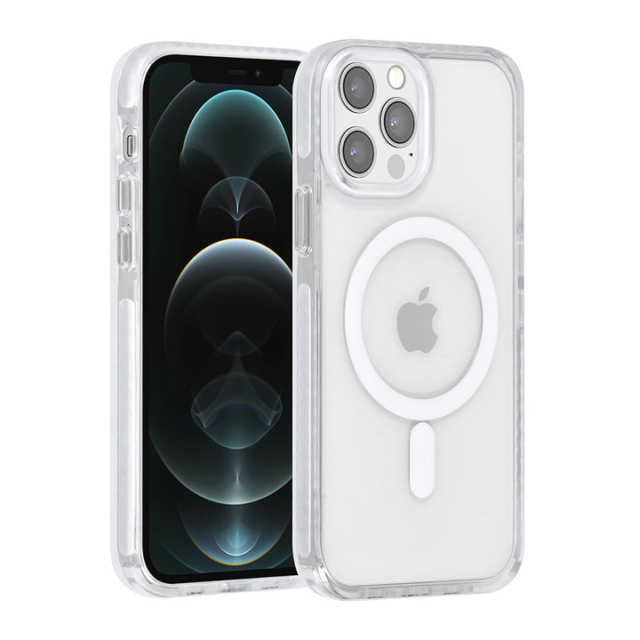 TUNIQ iPhone 12/12 Pro Backcover hoesje neck cord - magsafe - Wit-Hoesjes-Ilumina Benelux