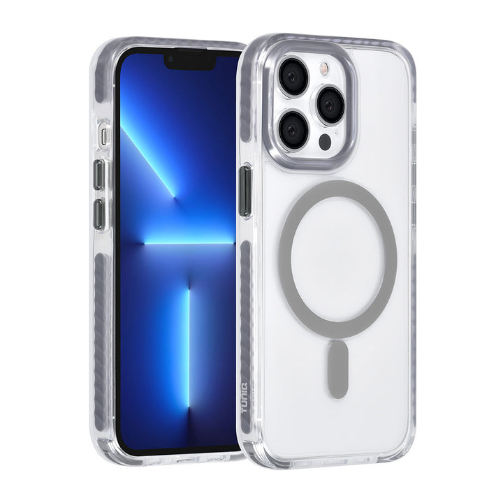 TUNIQ iPhone 13 Pro Backcover hoesje neck cord - magsafe - Grijs-Hoesjes-Ilumina Benelux