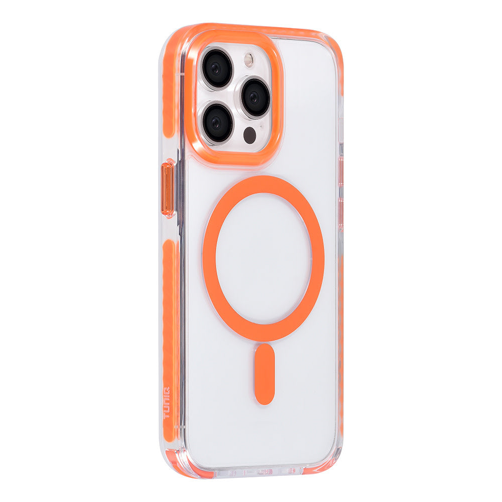 TUNIQ iPhone 13 Pro Backcover hoesje neck cord - magsafe - Oranje-Hoesjes-Ilumina Benelux
