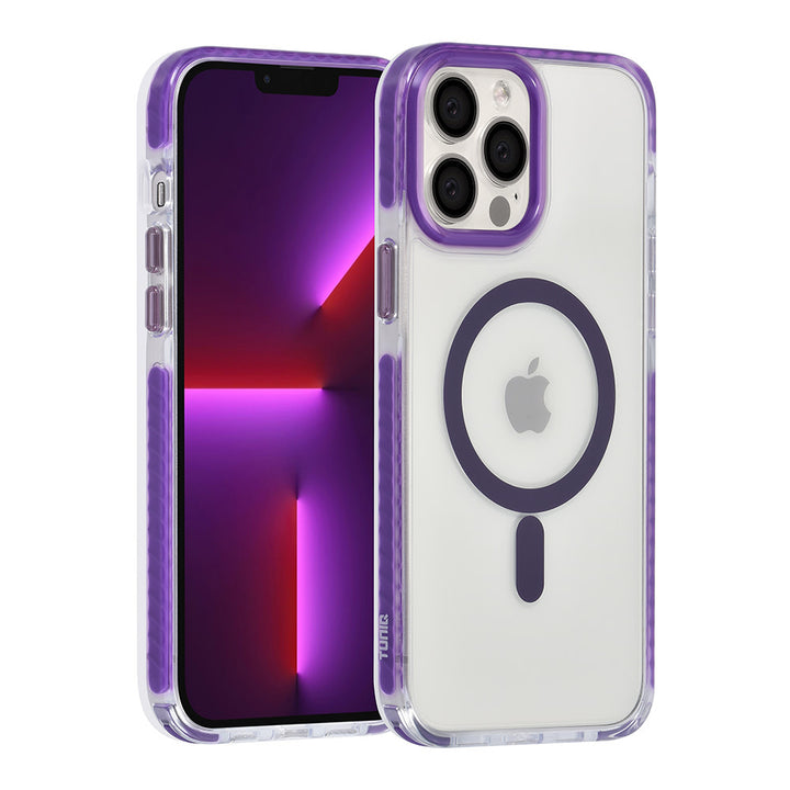 TUNIQ iPhone 13 Pro Max Backcover hoesje neck cord - magsafe - Paars-Hoesjes-Ilumina Benelux